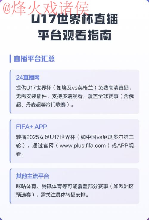 免费在线观看：世界杯直播入口全站攻略